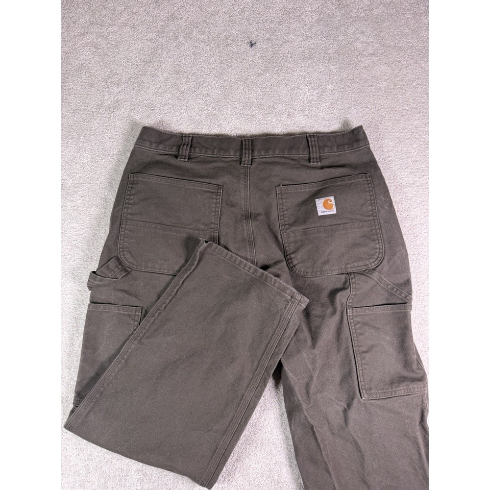 Carhartt BN3279-M Rugged Flex Relaxed Fit Duck Utility Pants 35x28 Brown